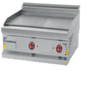 Grill plate type ribbed electric, 800x700x300