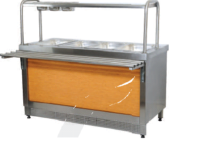 Bain marie electric 6GN 1/1, 2100x700x850/1350, 2.5kW/220V