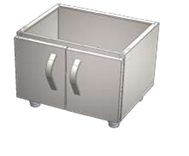 Cabinet base for appliance 600x600x500