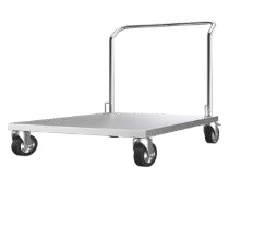 Edelstahl-Transportwagen VITAL 800x600x900