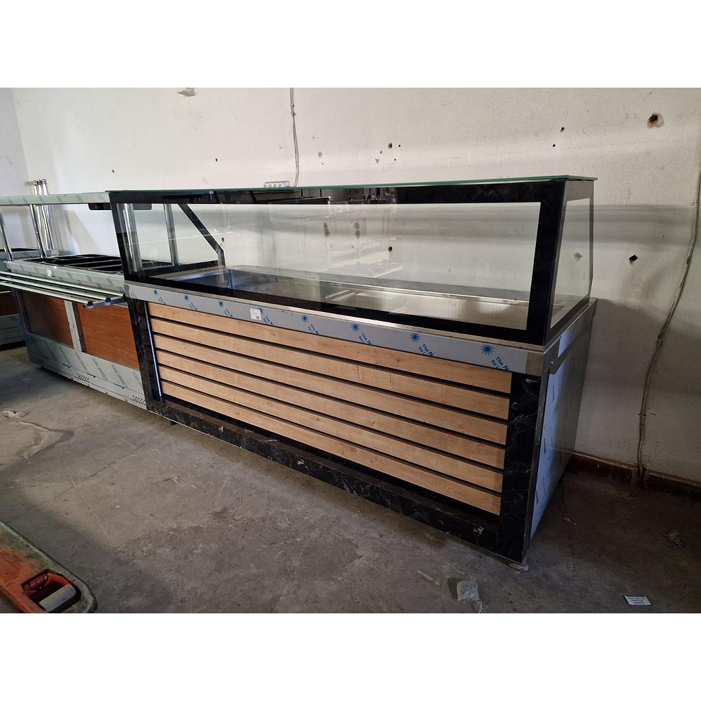 Ben Marie elektrisch, mit Glas 2100x800x850/1350