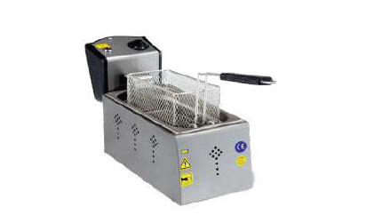 Fritteuse einzeln elektrisch, 270x360x200, 5 l.