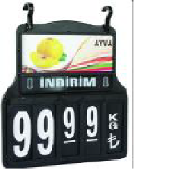A4 Label for vegetables black