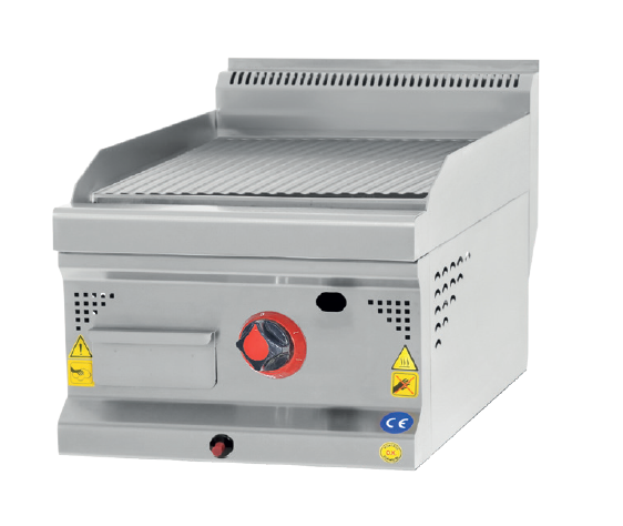 Gerippte GAS-Grillplatte