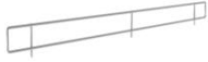 Front shelf stopper * 1000mm (H:30) - wire