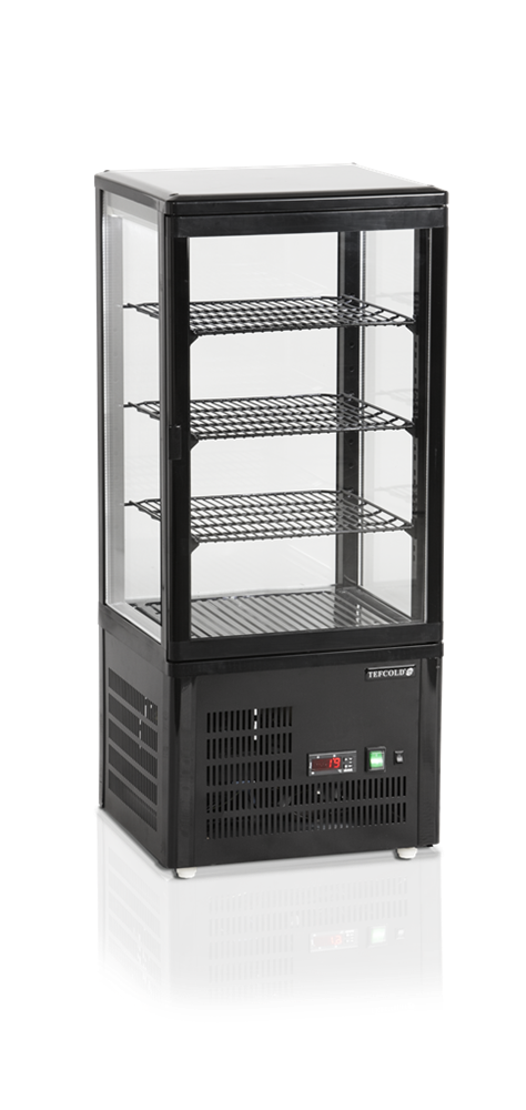 Kühlvitrine für Kuchen UPD80-BLACK 428x386x1000