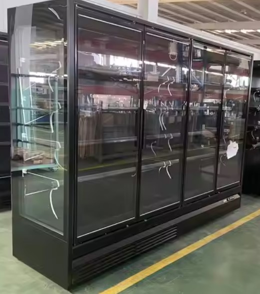 Крайстенна хладилна витрина Nicole LK25B / 2570x770x2000mm - Plug-in/ R290
