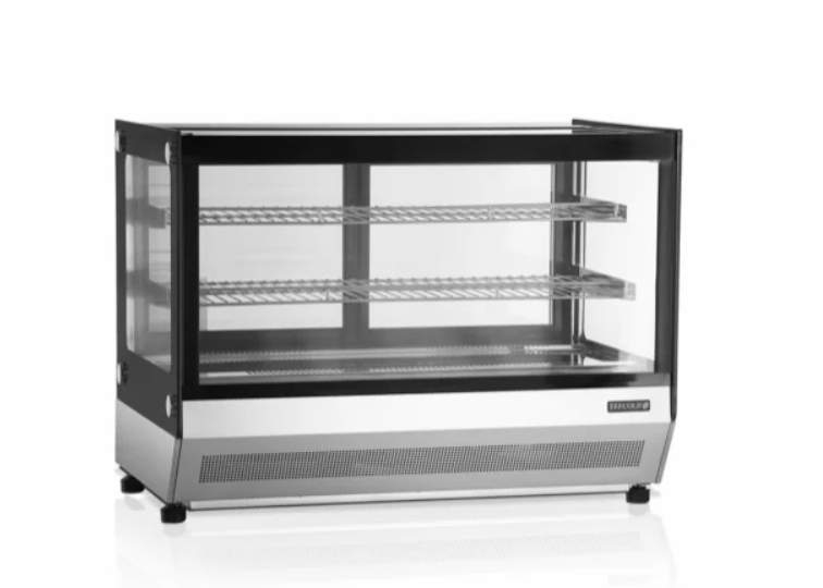 Kühlvitrine LCT900F/SCHWARZ 900x560x670mm